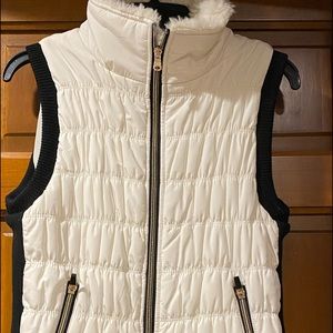 Calvin Klein Performance winter off white and black vest